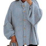 NOFIA™ - Cozy Button Down Long Sleeve Chunky Jacket
