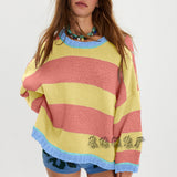 XIANG™ - Classic Striped Crew Neck Sweater