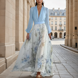 Peniel™ | Elegant Floral Maxi Dress