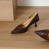 Moda Genuine Leather Heels