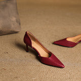 Avella Genuine Leather Heels