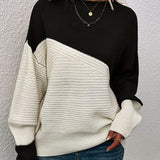 KARA™ - Casual Long Sleeve Round Neck Sweater