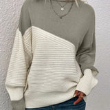 KARA™ - Casual Long Sleeve Round Neck Sweater