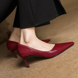 Avella Genuine Leather Heels