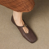 Elspeth | High-Vamp Mary Jane Flat
