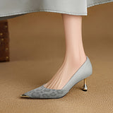 Clair Genuine Leather Heels