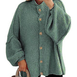 NOFIA™ - Cozy Button Down Long Sleeve Chunky Jacket