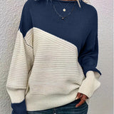 KARA™ - Casual Long Sleeve Round Neck Sweater