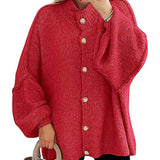 NOFIA™ - Cozy Button Down Long Sleeve Chunky Jacket