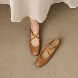 Zeor | Genuine Leather Flats