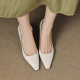 Zala Genuine Leather Heels