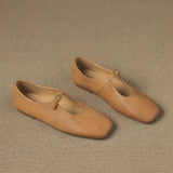 Elspeth | High-Vamp Mary Jane Flat