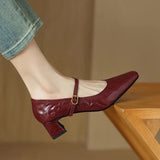 Bella Genuine Leather Heels