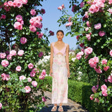 JAEMILY™ – Cozy Ditsy Floral Sleeveless Maxi Sundress
