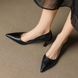 Gilda Genuine Leather Heels