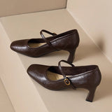 Aeri Leather Heels