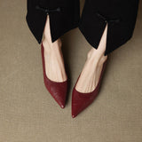 Selva Genuine Leather Heels