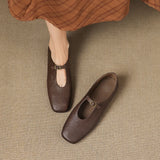 Elspeth | High-Vamp Mary Jane Flat
