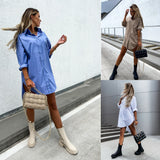 LYKA™ – Effortless Chic Shirt Dress