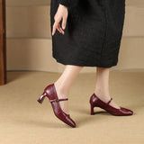 Aeri Leather Heels