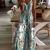 JAYZHEL™ – Chic Summer Sleeveless Strap Maxi Dress