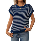 DAFROSA™ – Casual Striped Round-Neck Sweater