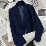 CORALIE™ - Sophisticated Cropped Blazer