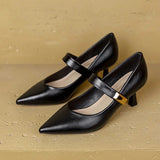 Melta Genuine Leather Heels