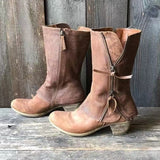 Andrea | Leather Fall Boots