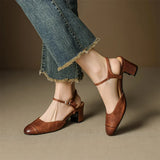 Neiro Genuine Leather Pumps