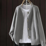 ELARA | PEARL-BUTTON CARDIGAN