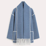 Women’s Fringed Scarf Jacket