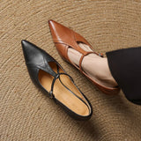 Elle Genuine Leather Heels