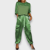 Avelan | Satin Flow Two-Piece Set