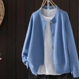 ELARA | PEARL-BUTTON CARDIGAN