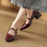 Maden Genuine Leather Heels