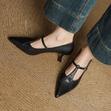 Beka Genuine Leather Heels