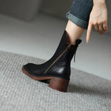 Ginette Leather Ankle Boots