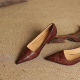 Yanil Genuine Leather Heels