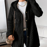 Alice | Fuzzy Fleece Button Down Cardigan