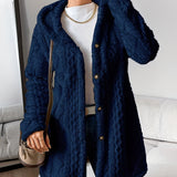 Alice | Fuzzy Fleece Button Down Cardigan