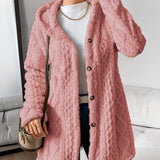 Alice | Fuzzy Fleece Button Down Cardigan