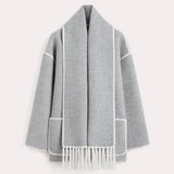 Women’s Fringed Scarf Jacket