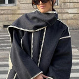 Women’s Fringed Scarf Jacket