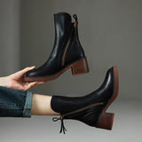 Ginette Leather Ankle Boots