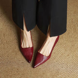 Yanil Genuine Leather Heels