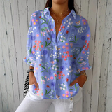 Women’s Dog Print Casual Blouse