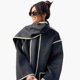 Women’s Fringed Scarf Jacket