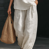Zoë™ | Sleeveless Set with Wide Leg Pants