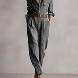 Anna™ | elegant checkered jumpsuit
